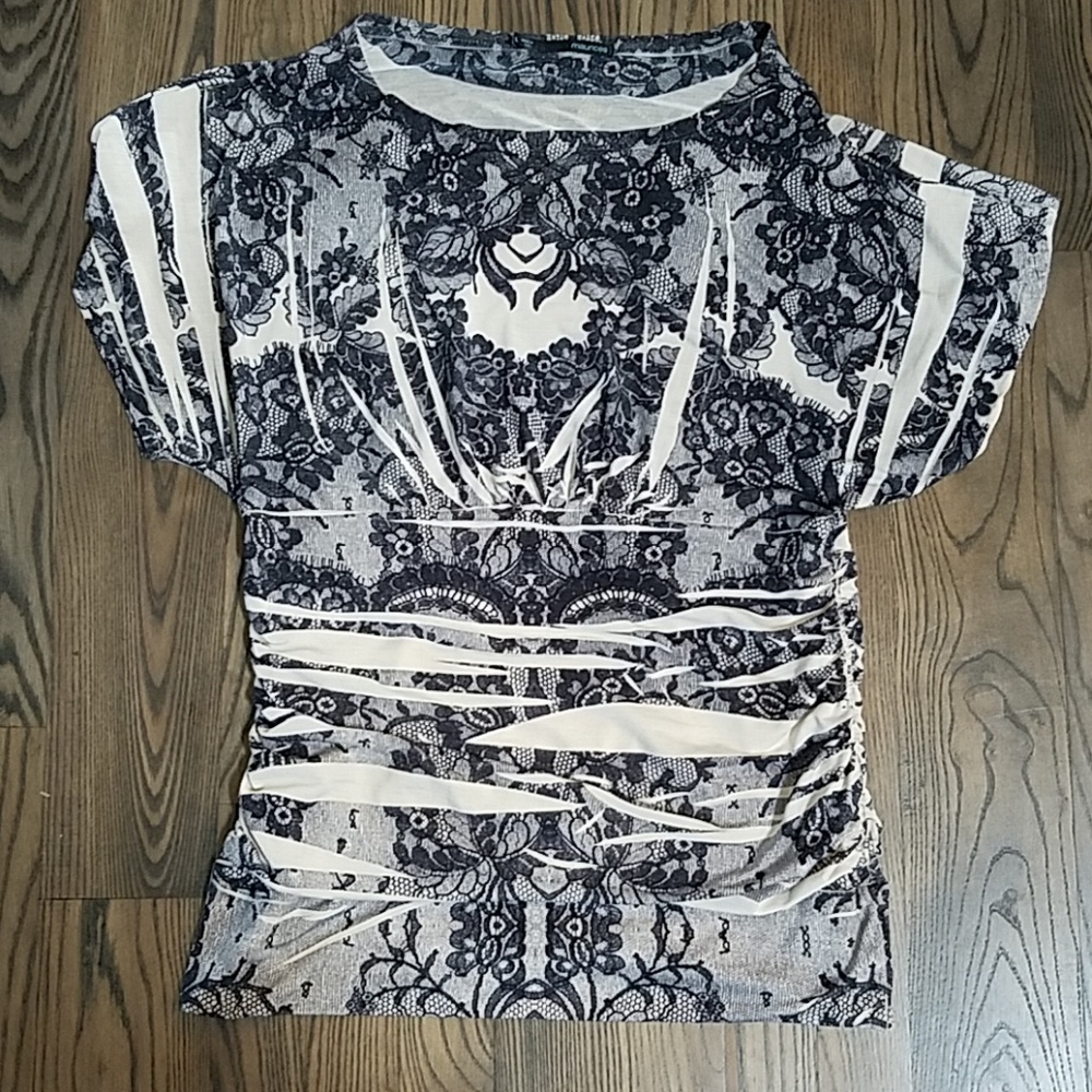 Maurices lace pattern shirt